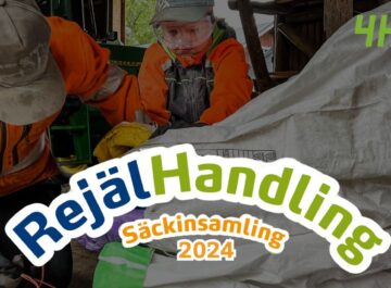 Rejäl Handling -säckinsamlingen startar – en konkret miljögärning som sysselsätter 4H-unga featured image